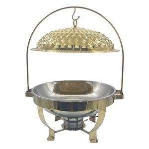 Design vintage en acier inoxydable chauffe-plats Hot Pot chauffe-plats Antique pour les fournitures de restaurant d'hôtel au prix le plus bas - Product Image 3