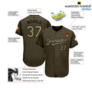 Baseball Jersey New Summer Digital Sublimation Design Breathable Softball Baseball Wear with Low MOQ - Product Image 6