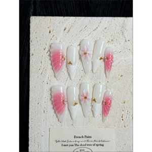 Uñas Postizas Color Rosa Pálido - Una Moda en Belleza para las Uñas - Product Image 3