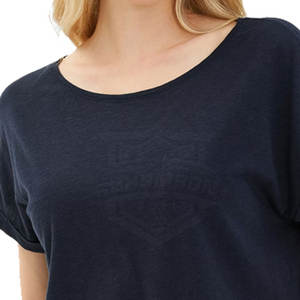 Ensemble décontracté pour femme : T-shirt en coton et short à séchage rapide, tissu respirant, design personnalisable – Motif uni, taille à cordon de serrage - Product Image 5