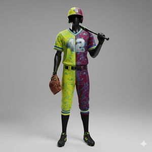 Ensemble d'uniformes de baseball personnalisés en gros pour les équipes sportives avec un design imprimé respirant en 100% polyester - Product Image 5