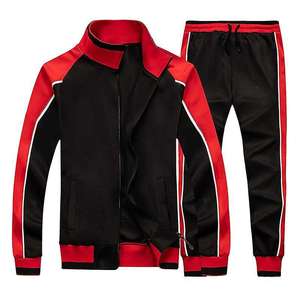 Custom <b>Men's</b> Stand-up Collar Sports Suit Autumn New Long-Sleeved and <b>Pants</b> Sport Leisure Two-piece Jogger Sweatsuit - Product Image 5