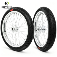 Ensemble de roues CNC Supermoto KOTORQ de 17 pouces pour Talaria XXX X3 70/90-17 90/80-17, pneus de route améliorés, moto électrique tout-terrain
