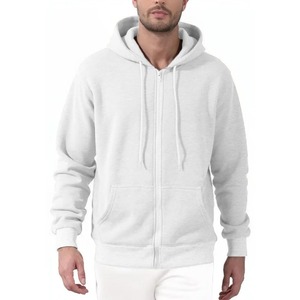 Automne nouveaux hommes sweat à capuche veste fermeture éclair couleur unie basique Simple Style mâle décontracté Streetwear haut tendance - Product Image 4