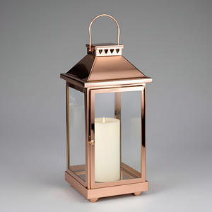 Lanterne en métal et en verre lanterne décorative en métal de jardin extérieur antique disponible lanternes décoratives en métal de maison de vacances - Product Image 6