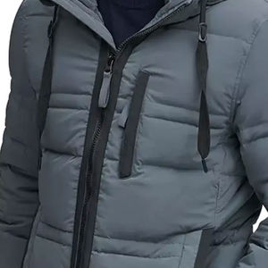 Chaqueta Acolchada Negra de Alta Calidad para Hombre, Chaqueta Acolchada de Invierno para Adultos - Product Image 5