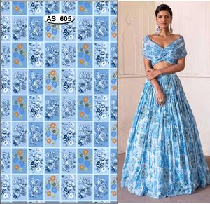 Georgette digital print fabric make to fancy dress <b>material</b> - Product Image 6