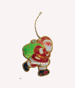 Beautiful Hanging <b>Tree</b> <b>Ornaments</b> Santa Shaped And Fabric material Silk Finish For Home Christmas <b>Tree</b> <b>Ornament</b> Decoration - Product Image 1
