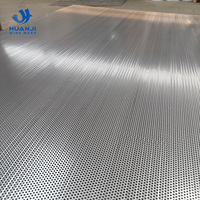 Tôle perforée en acier inoxydable de 3 mm, 5 mm, 6 mm d'épaisseur, maille métallique micronisée, plaque de tamis de 150 mm, certifiée ISO9001