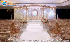 Mandap de Ceremonia de boda, decoración de boda real, FRP, Vidhi, mander indio, increíble - Product Image 3