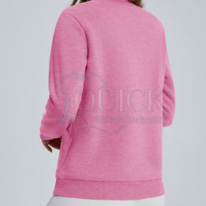Sudadera de lana Sherpa hecha a medida para mujer, tela antiarrugas, diseño suave cálido, sudadera de lana Sherpa para mujer - Product Image 3