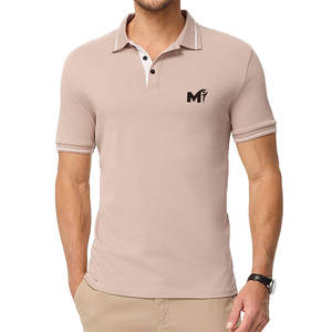 Nouveaux modèles de polos pour hommes, design personnalisé, vêtements de rue, polos respirants pour hommes, polos pour hommes en vente chaude - Product Image 1