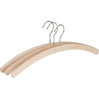 Cintre en bois double niveau haut de gamme, écologique, personnalisable, élégant, robuste et peu encombrant pour armoire et magasin de vêtements