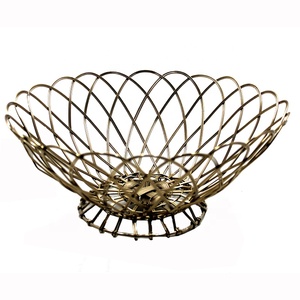 Nouvel arrivage de bol rond en nickel style vintage bol à fruits bol à salade fait à la main personnalisé - Product Image 5