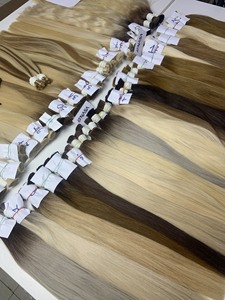 Precio al por mayor 100g a granel Extensiones de cabello humano de doble estiramiento de 18 pulgadas Fuerte y sin enredos Todos los colores Materia prima - Product Image 4