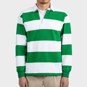 Maillots de rugby pour hommes à manches longues, séchage rapide, haute qualité, design bicolore, logo brodé, toile unie, personnalisable, style gothique - Product Image 4