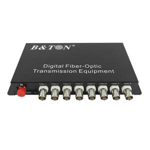 Balun de vídeo HD analógico de 8 canales, transmisión de fibra única de 20KM, compatible con CVI/TVI/AHD 1080P para grandes sistemas de CCTV - Product Image 5