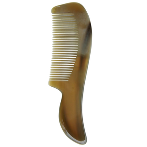 Wolman Saloon Peignes en corne de buffle de haute qualité Peigne à cheveux poli antistatique en corne naturelle Prix de gros - Product Image 6