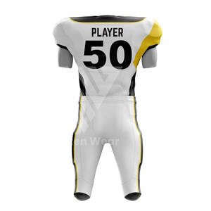 Vêtements de sport pour jeunes ensembles d'uniformes de football américain les plus exigeants uniformes en tissu respirant de qualité supérieure pour les joueurs - Product Image 3