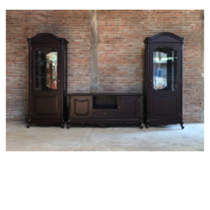 Best Sale Solid Mahogany Wood <b>TV</b> Cabinet Apartment Furniture for Antique Living Room Home Use - Product Image 3