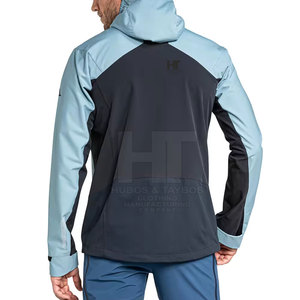 Precio al por mayor de alta calidad chaqueta Softshell soporte delantero con capucha invierno Nailon/poliéster diseño personalizado mejor precio en línea - Product Image 4