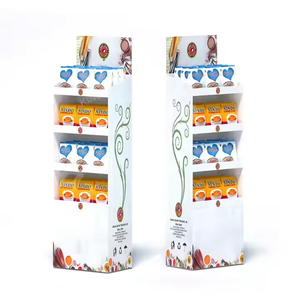 Складная и вращающаяся напольная стойка из гофрированного картона - Product Image 2