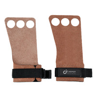 Fitness Gym Leather <strong>Best</strong> Selling Gym Weightlifting Powerlifting Workout Leather 3 Holes Gymnastic Hand <strong>Grips</strong> For Gym Use