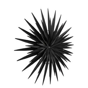 Meilleure vente Art design moderne Grande décoration murale pour le salon Métal noir fini de qualité Suspension facile - Product Image 2