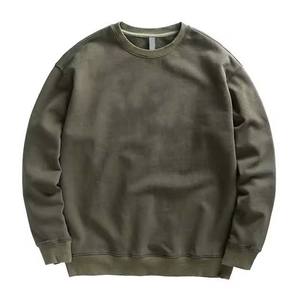 Vêtements pour hommes Sweatshirts à capuche Vente en gros de sweatshirts de qualité supérieure en coton éponge français Streetwear Crewneck Sweatshirts décontractés - Product Image 1