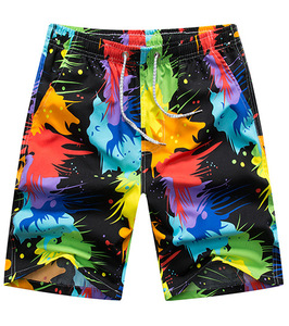 Pantalones cortos holgados transpirables baratos de verano de secado rápido para hombre, pantalones cortos de Surf para hombre de talla grande, pantalones cortos de playa multicolores para hombre - Product Image 6