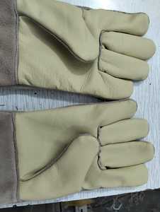 Guantes de seguridad resistentes a los cortes de cuero de vaca - Product Image 3