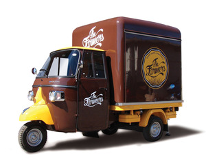 Tricycle alimentaire électrique, chariot de restauration mobile, camionnette de nourriture de rue à trois roues pour café, pizza, tacos, glaces, en-cas, hot-dogs - Product Image 2