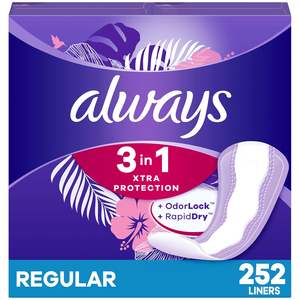 Forros Extra Protect Always Daily, largos, sin perfume, 108 unidades - Product Image 6