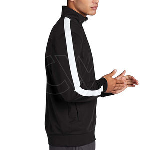 Blouson aviateur en toile à fermeture éclair complète pour hommes OEM Custom 2024 Style décontracté avec col montant pour l'hiver-Tarif de gros - Product Image 3