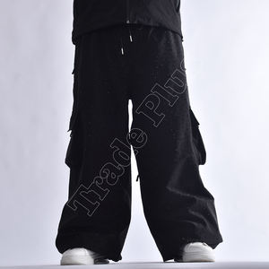 Pantalones de esquí y snowboard de invierno holgados clásicos personalizables impermeables transpirables con función a prueba de viento y cierre de cremallera - Product Image 1
