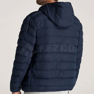 Veste d'hiver matelassée pour homme, de qualité supérieure, à capuche, imperméable, avec col montant, nouveau design, respirante, tendance - Product Image 2