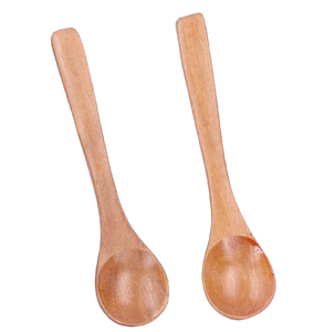 Cuillère à dessert en bois d'acacia, design exclusif, moderne, luxueuse, écologique, lavable au lave-vaisselle, finition miroir, avec logo personnalisé - Product Image 6