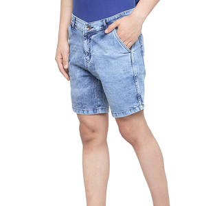 Shorts en jean pour hommes sur mesure, vente chaude, 100% coton, léger et respirant, motif uni, style décontracté, service OEM pour adultes - Product Image 3