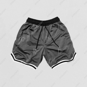 Shorts de basket-ball personnalisés en maille avec impression par sublimation, logo en polyester, shorts de basket-ball pour hommes, écologiques, certifiés SEDEX - Product Image 6