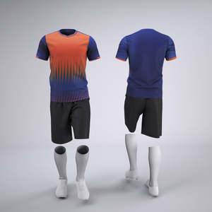 Conjunto de Camiseta de Futebol Personalizado de Alta Qualidade 100% Sublimação com Corte Automatizado - Product Image 1