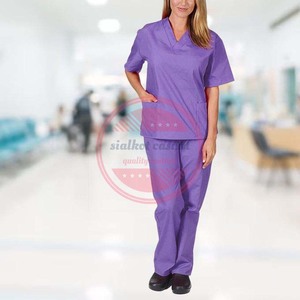 ชุดสครับสำหรับผู้หญิงชุดสครับสำหรับผู้หญิงสีและโลโก้ที่กำหนดเอง - Product Image 5