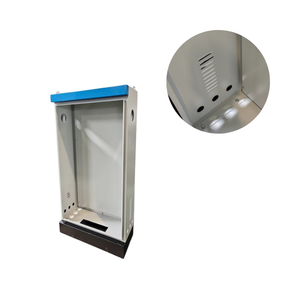 กล่องที่อยู่อาศัยแผ่นโลหะอุตสาหกรรมพร้อมประตูบานพับและคัตเอาท์สำหรับป้องกันตู้และอุปกรณ์ไฟฟ้า - Product Image 1