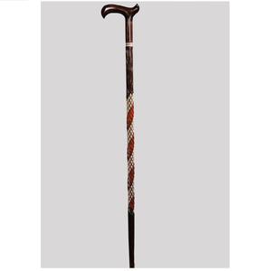 Bastón de madera marrón elegante bastón para hombres y mujeres, antiguo hecho a mano (diseño múltiple, ajustable) Mejor Precio artesanía natural - Product Image 2