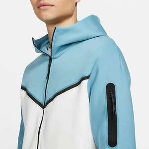 เสื้อฮู้ดแบบสวมหัวของผู้ชายเสื้อฮู้ดลำลองดีไซน์ใหม่ระบายอากาศโลโก้ที่กำหนดเองขายส่ง - Product Image 6