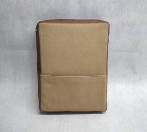 Toile En Cuir Livre Bible Coran Mallette De Transport Couverture Classeur Album Menu Sac À Manches Taille Personnalisée Logo En Gros Usine Vente En Vrac PU - Product Image 3