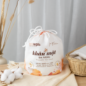 Lingettes sèches ECO WIPES 80 feuilles |   Lingettes jetables douces pour le nettoyage à sec à domicile, soins personnels pour bébés, vente en gros OEM - Product Image 1