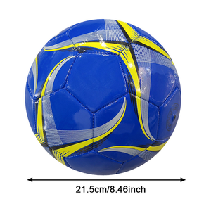 Ballon de football cousu à la machine à prix avantageux, ballon de football personnalisé imprimé, taille 5 pour la promotion publicitaire - Product Image 3