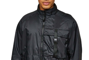 Ensemble survêtement coupe-vent décontracté pour homme avec logo personnalisé, col montant, fermeture éclair, imperméable et coupe-vent, vente en gros 2026 - Product Image 4