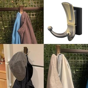 ตะขอแขวนเสื้อโค้ททำจากทองเหลืองสองชั้นกันลื่นพร้อมแม่เหล็กแข็งแรงสำหรับเก็บของในบ้านและแขวนตะขอเสื้อโค้ทแม่เหล็ก - Product Image 3