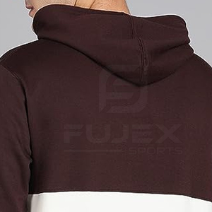 เสื้อฮู้ดผ้าเทอร์รี่สไตล์ลำลองสำหรับผู้ชายขนาดใหญ่พิเศษดีไซน์ใหม่เสื้อผ้าแฟชั่นฤดูหนาวย้อมสีล้วนพร้อมโลโก้ตามสั่ง - Product Image 5